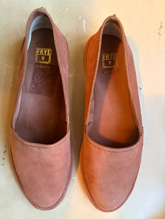 Frye Shoes - Frye Millie A-Line Flats Brown Whiskey Leather Size 7
